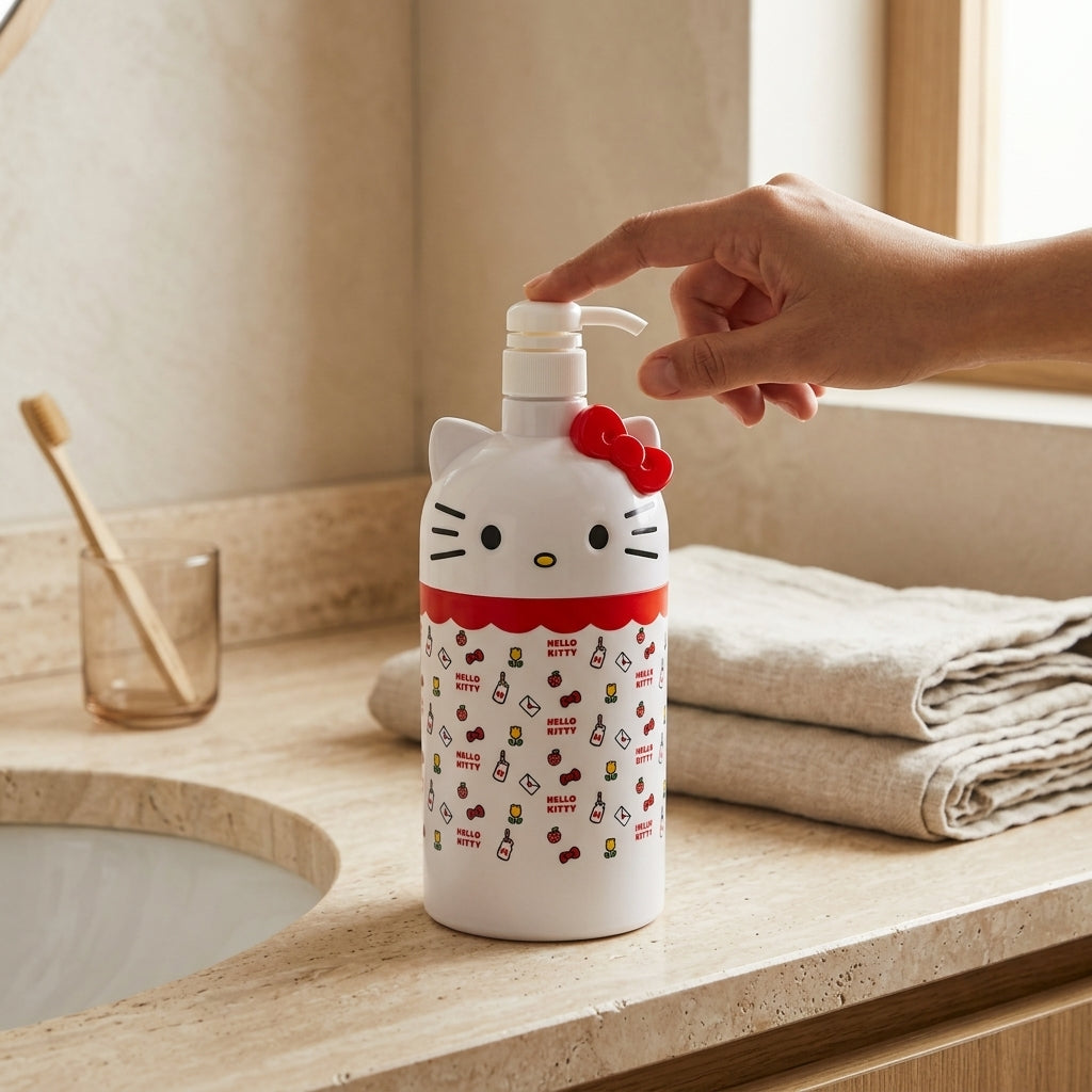 Dispensador Multiuso Hello Kitty de 1000ml - Botella con Dosificador