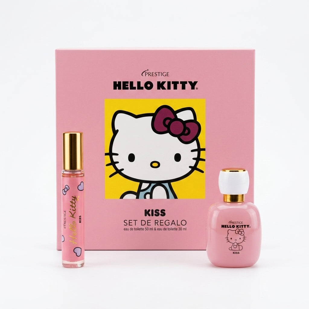 Set de Regalo Hello Kitty Kiss - Perfume 50ml + Fragancia Portátil 30ml