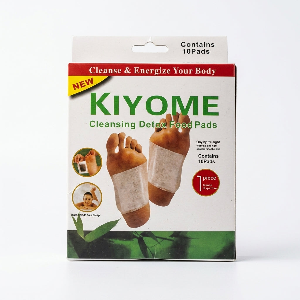 Parches Detox para Pies Kiyome - Limpieza y Energía Natural (10 uds)