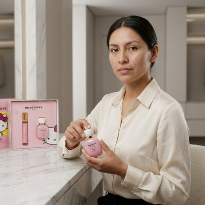 Set de Regalo Hello Kitty Kiss - Perfume 50ml + Fragancia Portátil 30ml