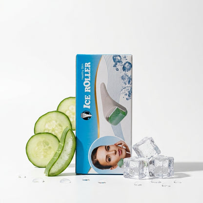 Ice Roller Facial de Gel - Rodillo Frío para Desinflamar y Calmar la Piel
