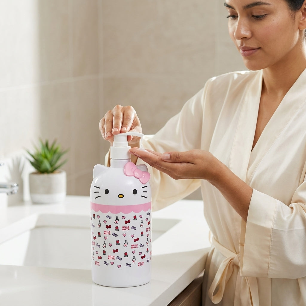 Dispensador Multiuso Hello Kitty de 1000ml - Botella con Dosificador
