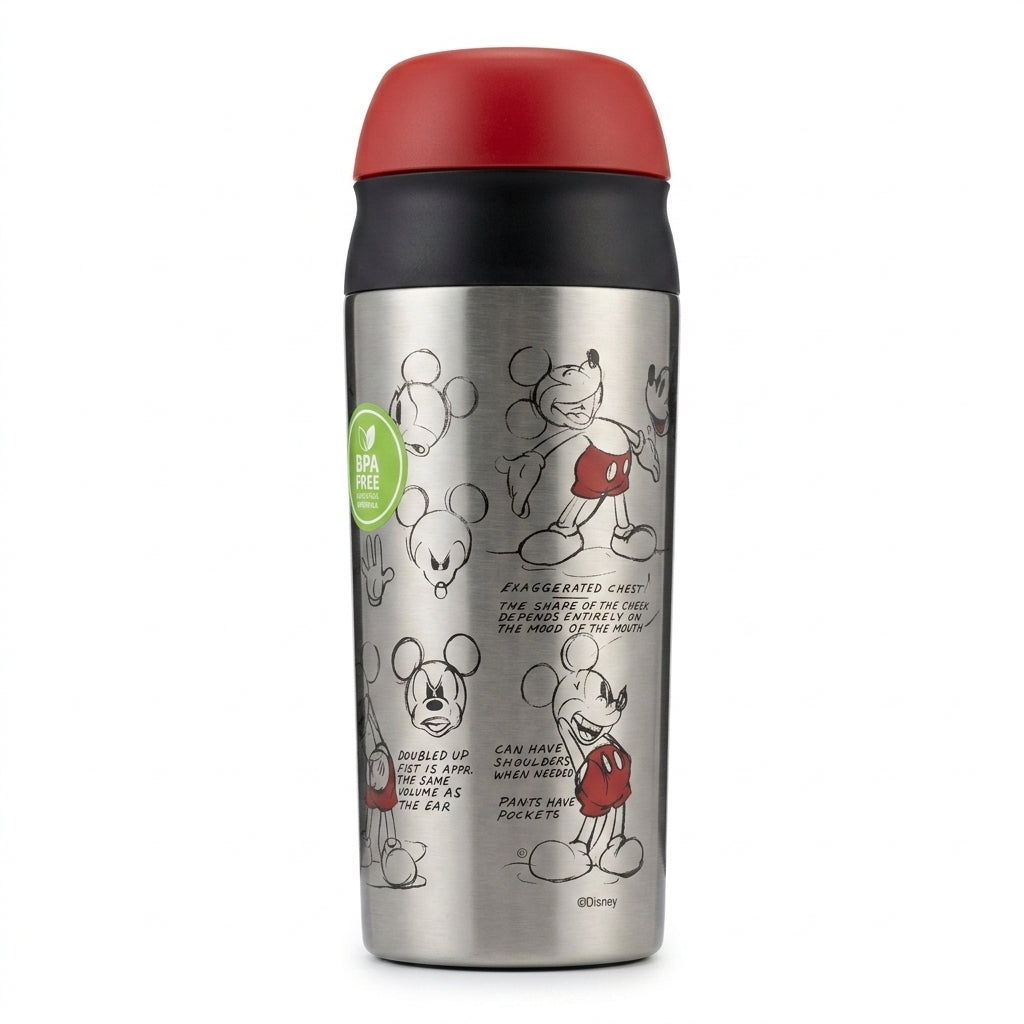 Tomatodo Térmico Mickey Mouse - Acero Inoxidable y Libre de BPA