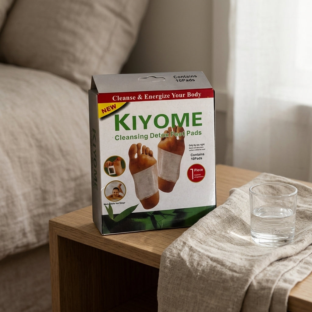 Parches Detox para Pies Kiyome - Limpieza y Energía Natural (10 uds)