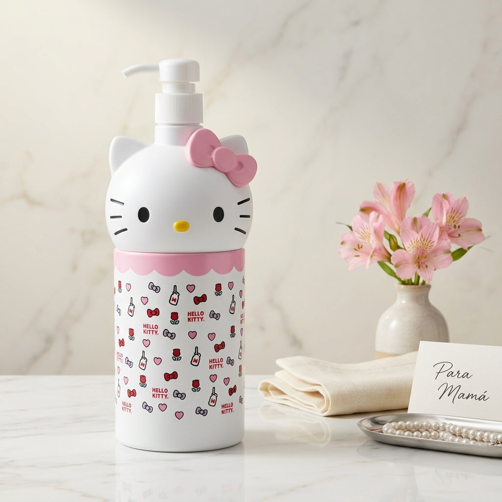 Dispensador Multiuso Hello Kitty de 1000ml - Botella con Dosificador