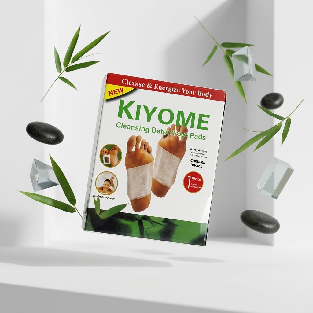 Parches Detox para Pies Kiyome - Limpieza y Energía Natural (10 uds)