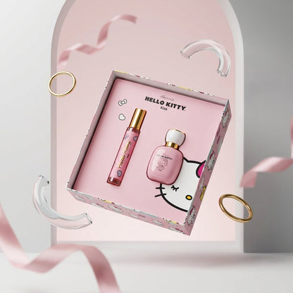 Set de Regalo Hello Kitty Kiss - Perfume 50ml + Fragancia Portátil 30ml