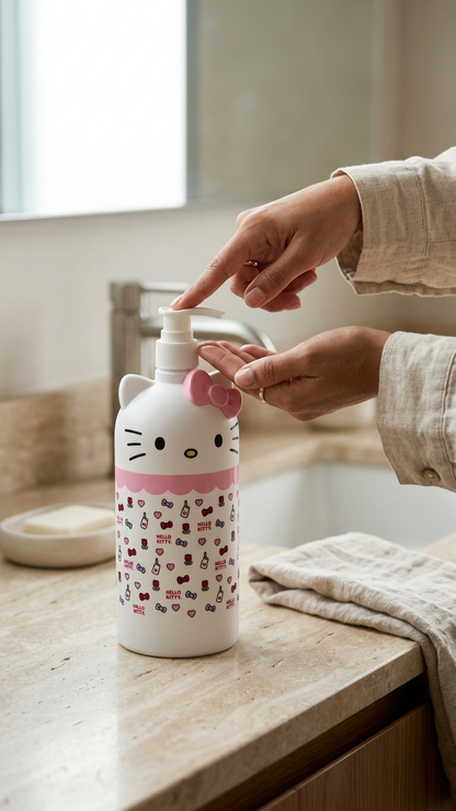 Dispensador Multiuso Hello Kitty de 1000ml - Botella con Dosificador